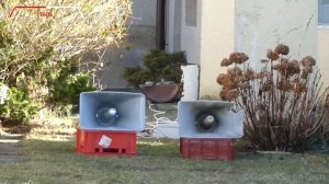 Siren test | TESLA UEAJ Loudspeaker (2x) |02.02.2022|