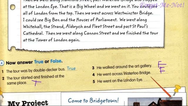 Fly High 4 FlyHigh File London Bus Tour pp 48-49 ✅ Activity Book✔Відеоурок смотреть онлайн