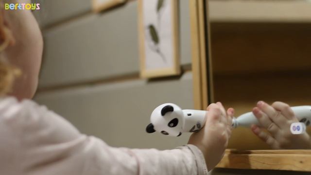 Логопедическая игрушка Панда Тичи. Наклейки смотреть онлайн