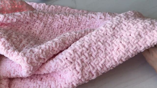 Детский плед спицами