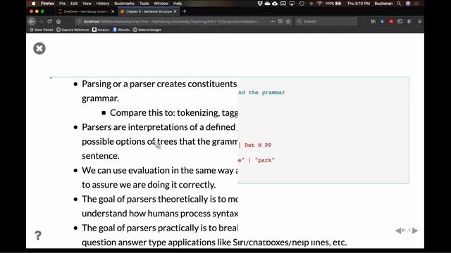 Python - Analyzing Sentence Structure