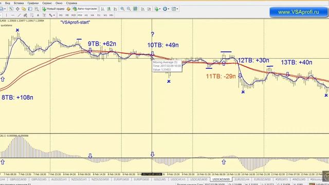 Инструкция по торговле на Forex с помощью торговой стратегии и шаблона VSAprof 2 смотреть онлайн