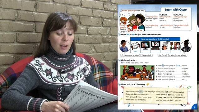 Урок Англійської Fly High 4 unit 30 part 1 | Are they going to come home now? | pupil's book смотреть онлайн