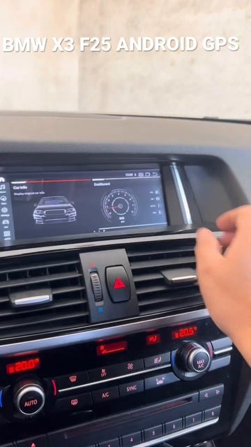 Android GPS Navigacija BMW X3 F25 2016 CarPlay, AndroidAuto смотреть онлайн