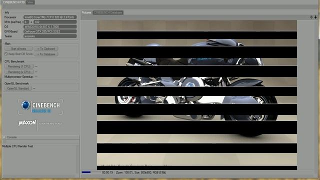 CineBench 10 Test on Core i7 920 @ 4.0 GHz Windows 7 64 bit смотреть онлайн