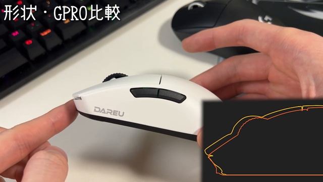 Dareu A950 Pro｜Amazonで買える4K対応55gマウス！GPROを掴み持ちしてるプレイヤーにオススメ？ смотреть онлайн