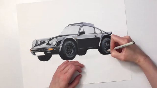 Porsche 911 Syberia RS Speed Drawing смотреть онлайн