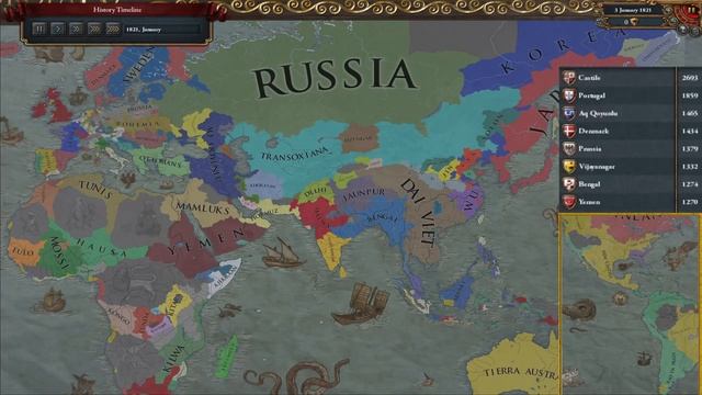 EU4, but Great Powers are absolutely DESTROYED - AI Only Timelapse смотреть онлайн