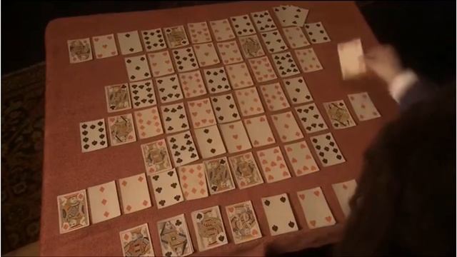 Процесс работы Д.И.Менделеева над таблицей химических элементов