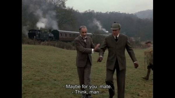 Фильм «Без единой улики» (Without a clue) на английском языке с английскими субтитрами онлайн