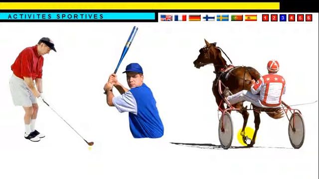 урок французского языка = Vocabulaire = Les Activités Sportives