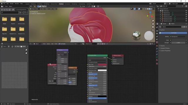 Modelling hair using splines - blender смотреть онлайн