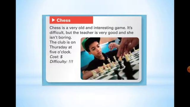 A web page about clubs for young peoplep 14 Grade 5 смотреть онлайн
