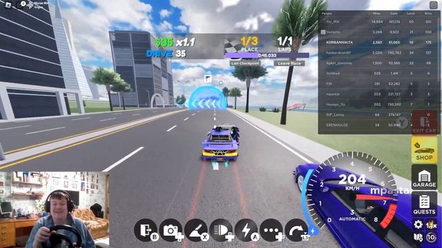 КАТАЕМ ПРОХОДИМ КВЕСТЫ ПРОКАЧИВАЕМ - ROBLOX DRIVE WORLD