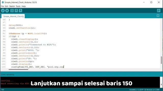 Source Code Jam NTP ESP8266, Simple Clock Mode 2 смотреть онлайн