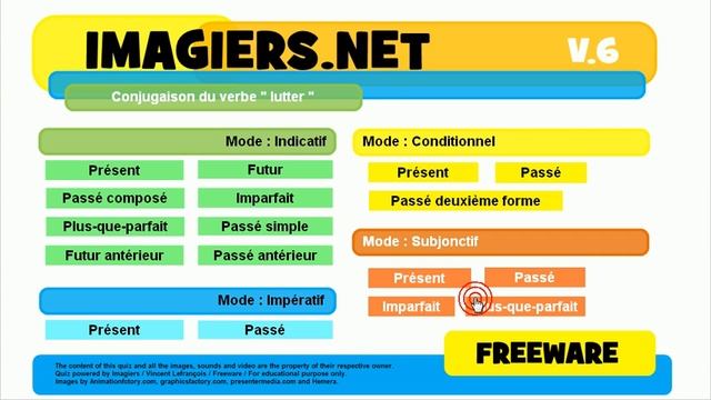 урок французского языка # сопряжение # Lutter