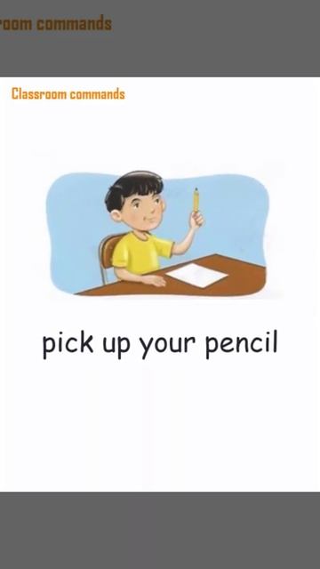 English words : Classroom Commands смотреть онлайн
