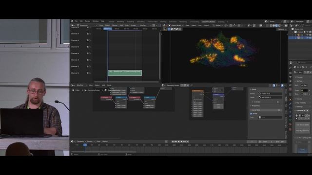 Using Geometry Nodes for Audio Reactive Music Videos — Blender Conference 2024 смотреть онлайн