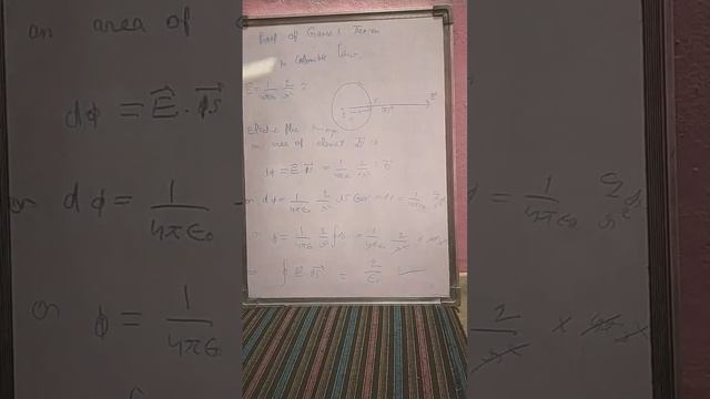 What Is The Prove Gauss Theorem In Electrostatics?#youtubeshorts #physics