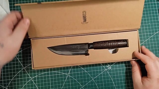 Распаковка кованного мини-шефа Tuotown 13 см из серии с венге-ручкой