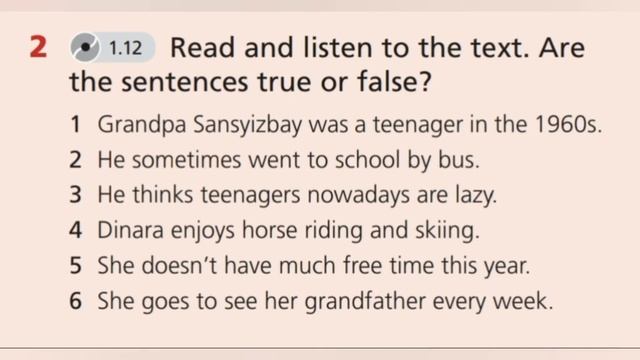 English Plus 9. Ex 2 P. 16 Comparing Generations
