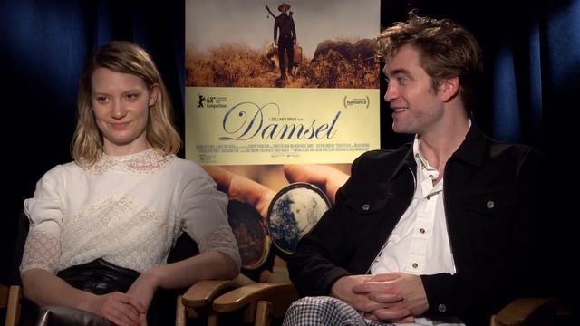 Damsel: Exclusive Interview With Robert Pattinson And Mia Wasikowska | ScreenSlam