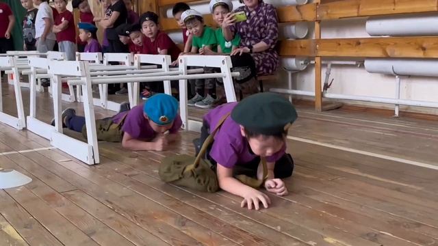 12 февраля прошла военизированная эстафета для учеников начальных классов смотреть онлайн