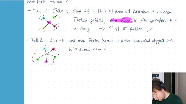 VO Kombinatorische Strukturen: Fünf-Farben-Satz