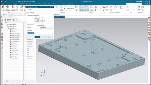 NX CAM Tutorial | Optimize tool paths for drilling 🔩 смотреть онлайн