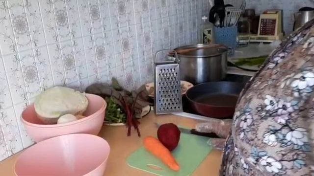 Огородные работы. Сварила вкусный БОРЩ смотреть онлайн
