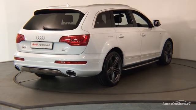 FM64JDF AUDI Q7 TDI QUATTRO S LINE SPORT EDITION WHITE 2015, Nottingham Audi смотреть онлайн