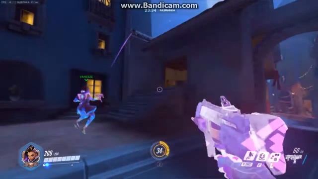 Overwatch - обзор способностей Сомбры! (+ с моим другом)