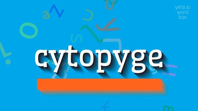 HOW TO PRONOUNCE CYTOPYGE? #cytopyge смотреть онлайн