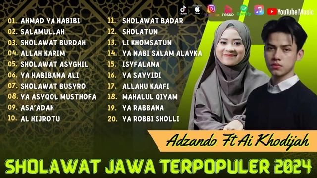 Ai Khodijah Ft Adzando Davema - Ahmad Ya Habibi - Salamullah | Berkah Ramadhan | Sholawat Full Albu смотреть онлайн