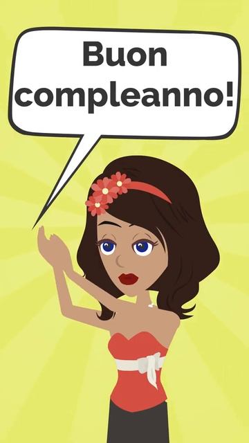 What to say in Italian when ... it's someone's birthday.🎂 #Shorts смотреть онлайн