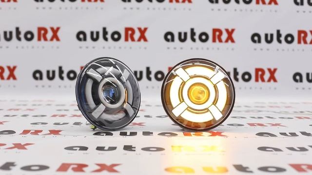 Передние фары для Lada Niva 4x4, с ДХО (мишень, LED) смотреть онлайн