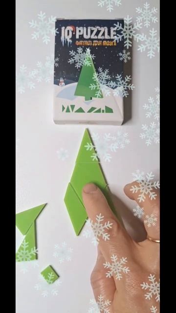 IQ puzzle Сложи Ёлку из 8 деталей #головоломки #пазлы #shots смотреть онлайн