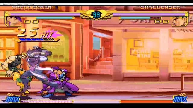 JoJo's Bizarre Adventure: Heritage for the Future (Jotaro Air-Ora Combo) смотреть онлайн