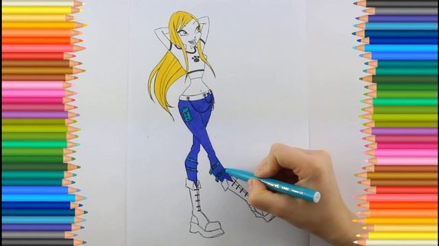 Winx Flora Coloring Pages - Winx Coloring Page New смотреть онлайн