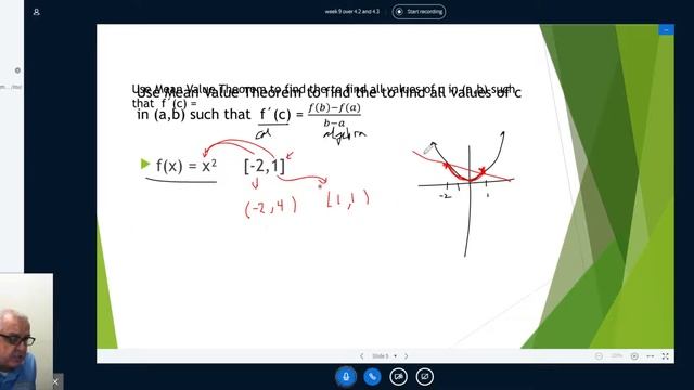 Rolle's Theorem And  The Mean Value Theorem
