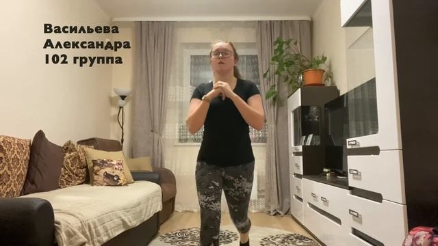 Домашнее задание по физкультуре Васильевой Александры 1 курс 102 группа смотреть онлайн