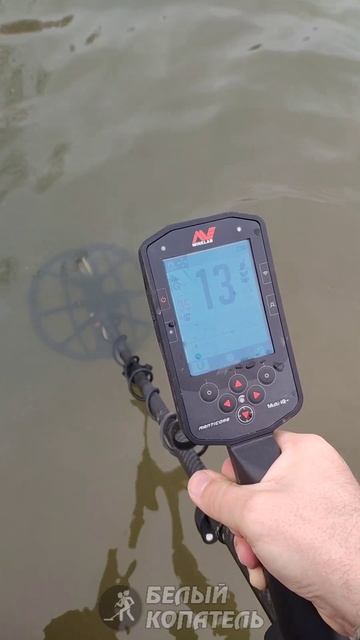 Minelab Manticore влияние внешних электро помех на катушку. Тест в воде смотреть онлайн