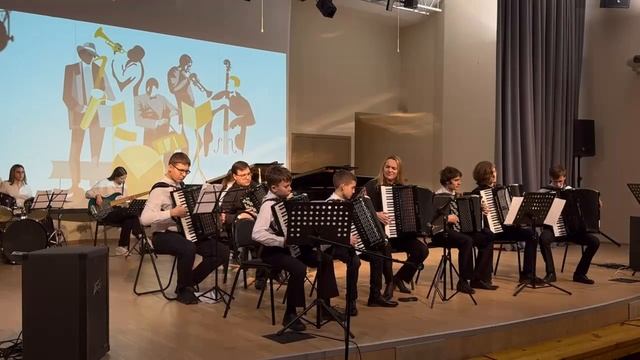 Караван Дюк Эллингтон Ансамбль аккордеонистов+ ритм и бас) смотреть онлайн