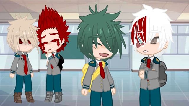 “If Bakugo pushed Deku to swear” || BkDk || Jealous Bakugo || Mha || Gacha Club || смотреть онлайн