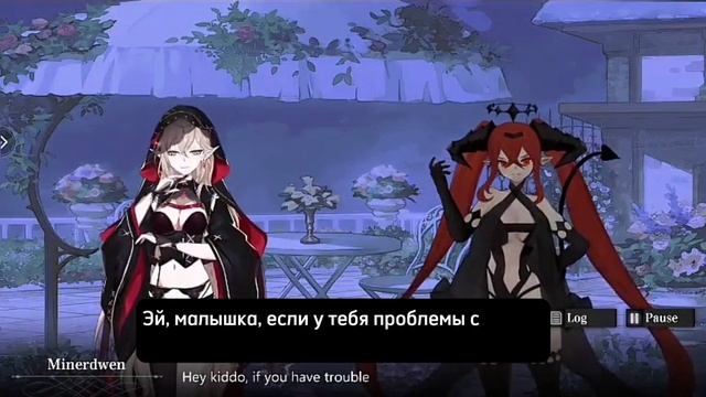 Minerdwen × Satya (разговор в общежитии) | Soul Tide RU | Перевод игр. смотреть онлайн