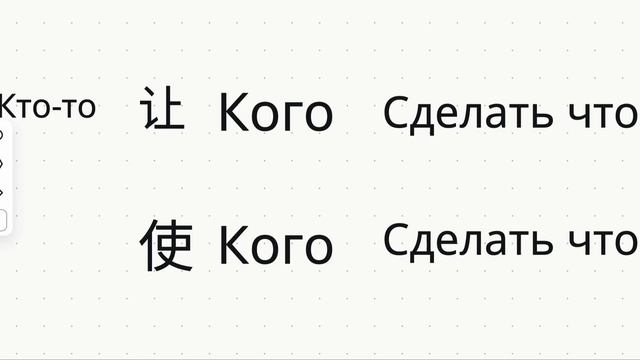 让 и 使 разница