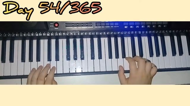1 year PIANO progress day 54 / 365 (self thought) смотреть онлайн