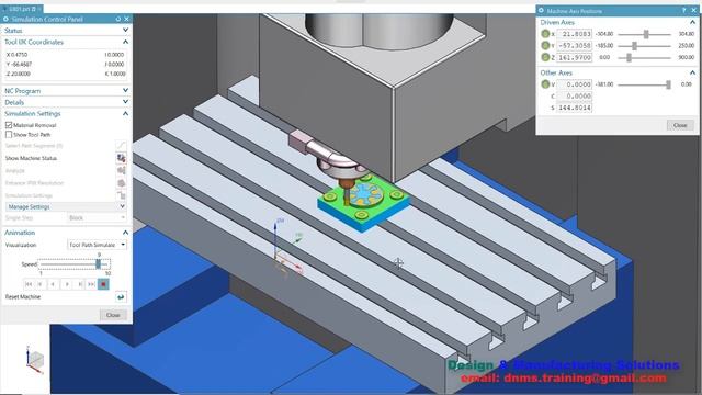 Siemens Nx 12 Example 1 Manufacturing Machine Simulation Part 4 смотреть онлайн