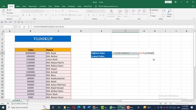 Excel-VLOOKUP- Maximum & Minimum смотреть онлайн