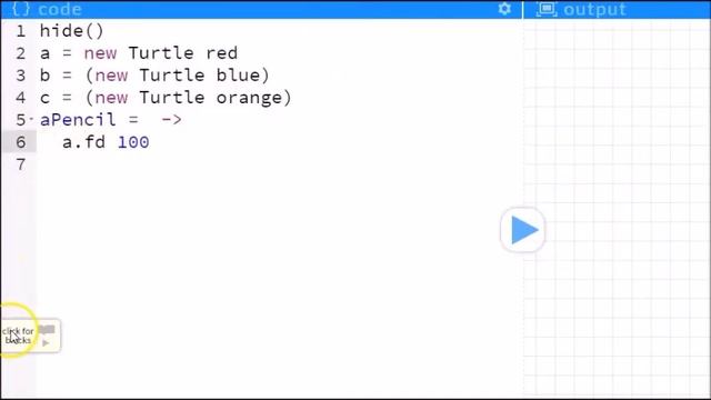 Использование Нескольких Черепашек в Pencilcode смотреть онлайн